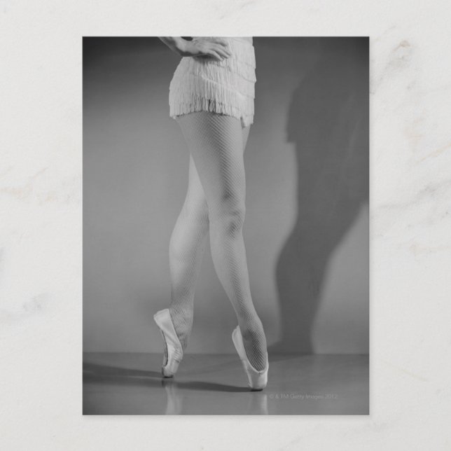 Balletttänzer Postkarte (Vorderseite)