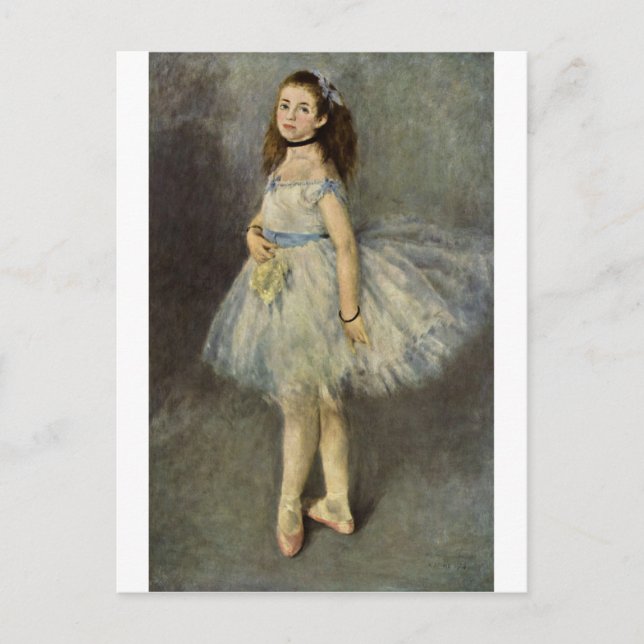 Balletttänzer Postkarte (Vorderseite)