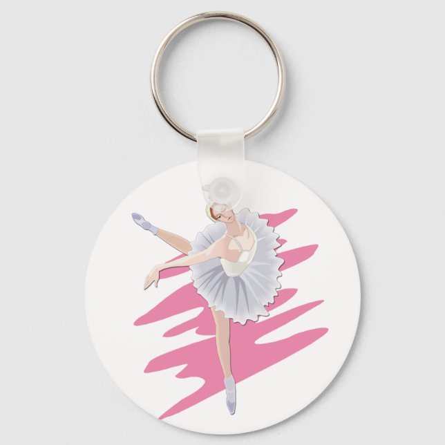 Balletttänzer Schlüsselanhänger (Vorderseite)