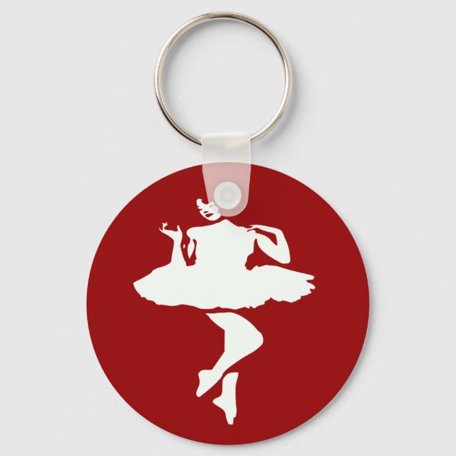 Balletttänzer Schlüsselanhänger (Vorderseite)