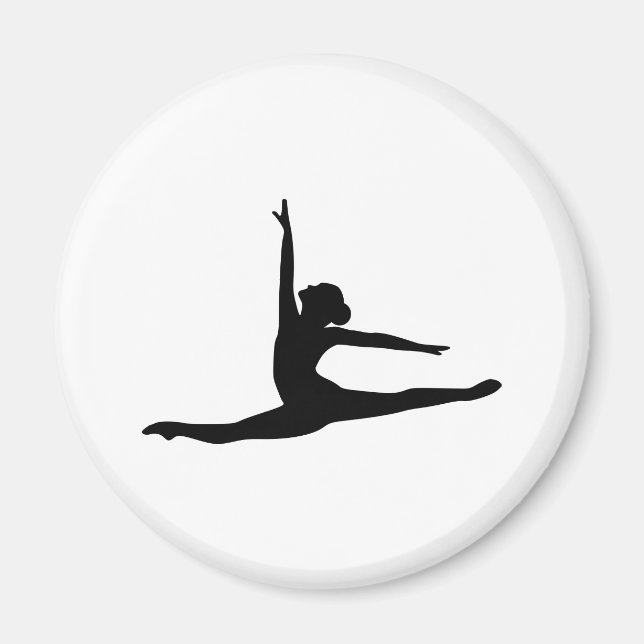 Balletttänzerin Ballerina Magnet (Vorne)