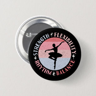 Balletttänzerin - Mentalität Werte Button