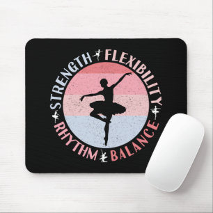 Balletttänzerin - Mentalität Werte Mousepad