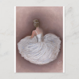Balletttänzerin Postkarte