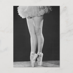 Balletttänzerin Postkarte