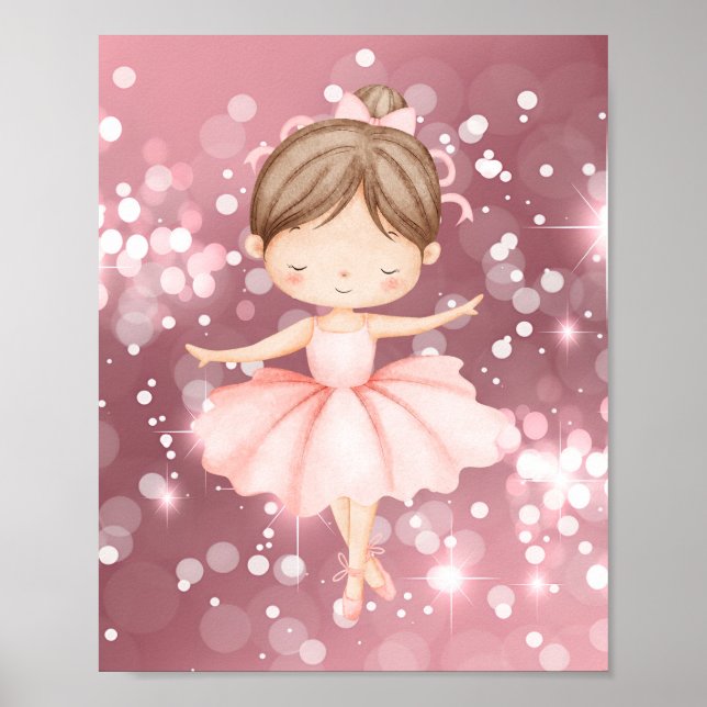 Balletttänzerin Wandkunst Poster (Vorne)