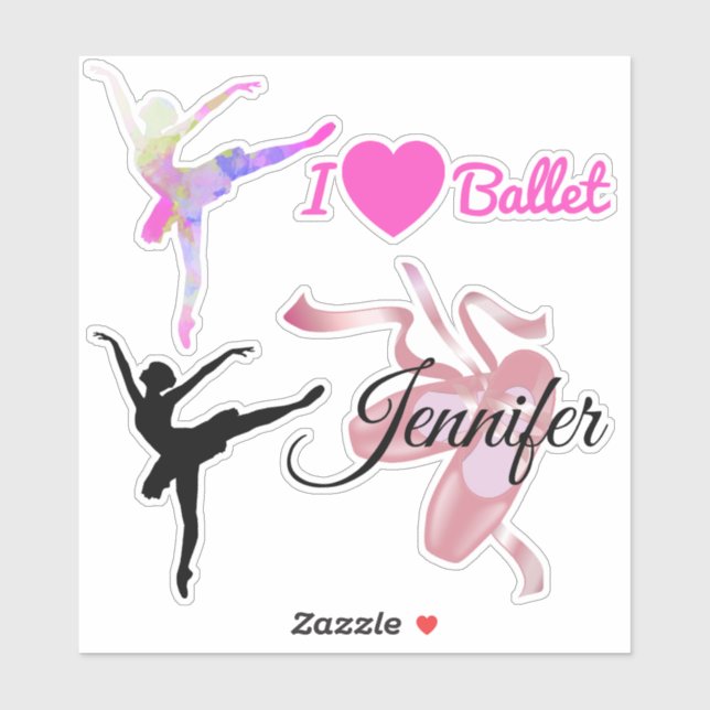 BallettthemenSet Aufkleber (Blatt)