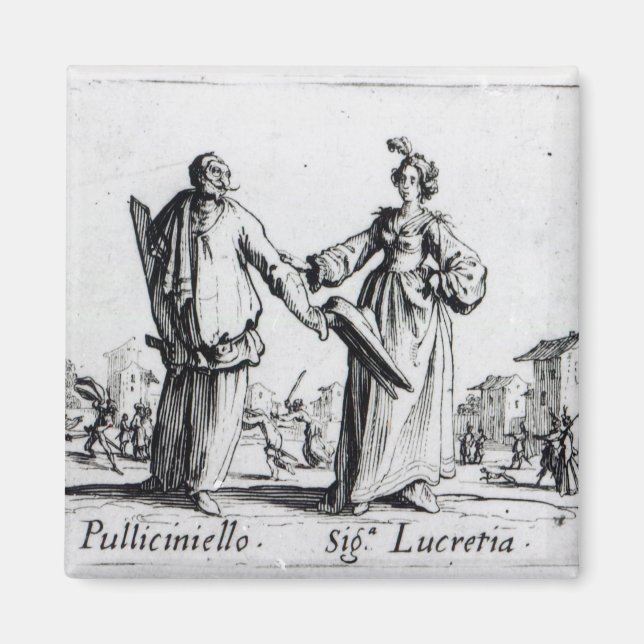 Balli de Sfessania, c.1622 2 Magnet (Vorne)