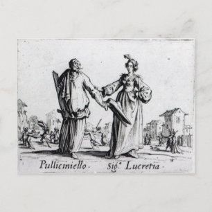 Balli de Sfessania, c.1622 2 Postkarte