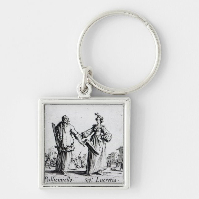 Balli de Sfessania, c.1622 2 Schlüsselanhänger (Vorne)