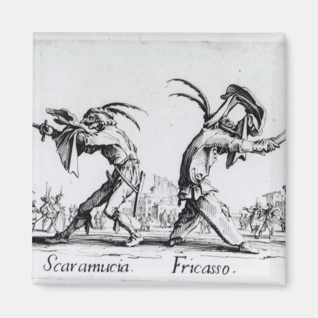Balli de Sfessania, c.1622 Magnet (Vorne)