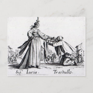 Balli de Sfessania, c.1622 Postkarte