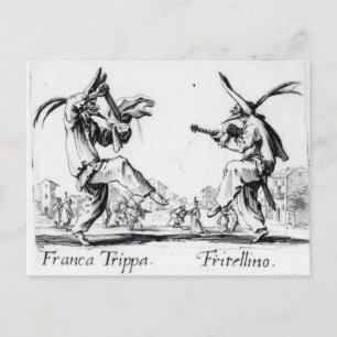 Balli de Sfessania, c.1622 Postkarte