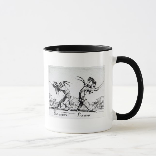 Balli de Sfessania, c.1622 Tasse (Rechts)