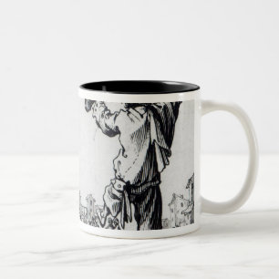 Balli de Sfessania, c.1622 Zweifarbige Tasse