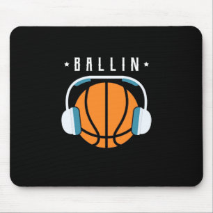 Ballin Basketball Art Mousepad