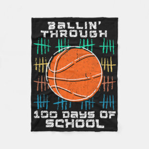 Ballin bis zu 100 Schultage 100. intelligenter Ba Fleecedecke