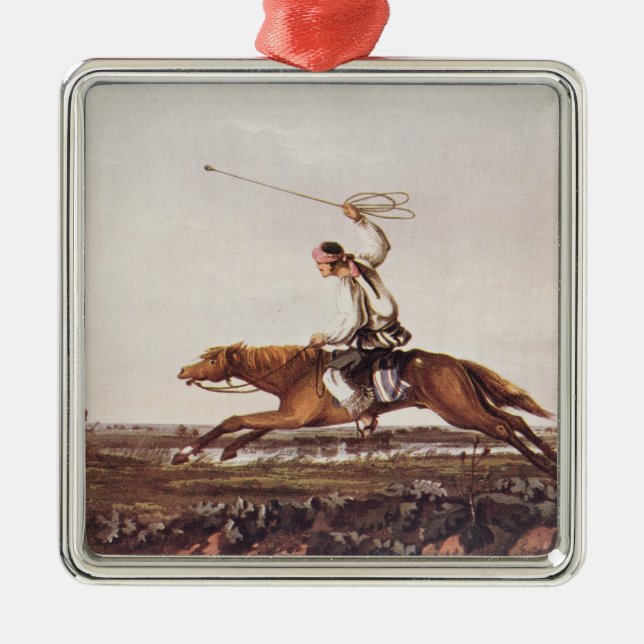 Ballings-Sträuße Silbernes Ornament (Vorne)