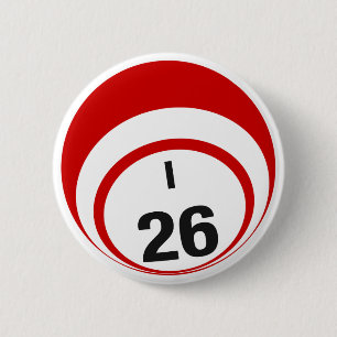 Ballknopf des Bingo-I26 Button