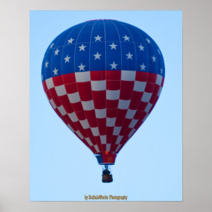 Ballon 6822 Sterne und Streifen Poster