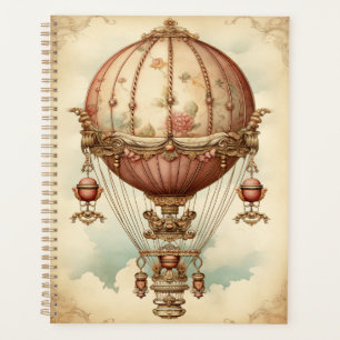Ballon à air chaud vintage Steampunk Rose