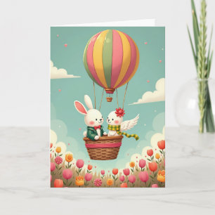 Ballon-Abenteuer-Freundeskarten Karte