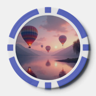 Ballon-Abenteuer-Träume Pokerchips