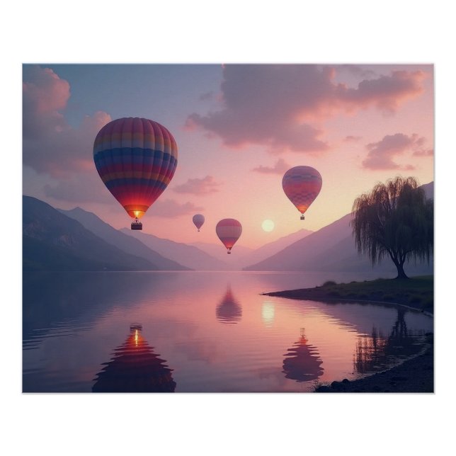 Ballon-Abenteuer-Träume Poster (Vorderseite)