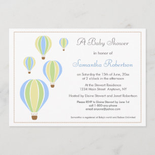 Ballon-Babyparty-Einladung Einladung
