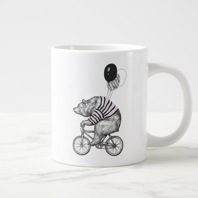 Ballon Bicycle Bear Jumbo-Tasse (Rechts)