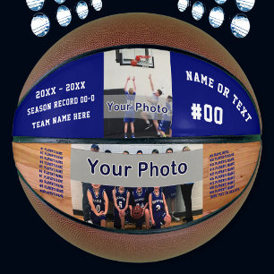 Ballon De Basket 2 PHOTOS et Basket Personnalisé Fabriqué
