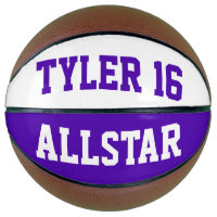 Allstar foncé violet et blanc