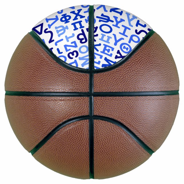 Ballon De Basket alphabet grec (Droite)