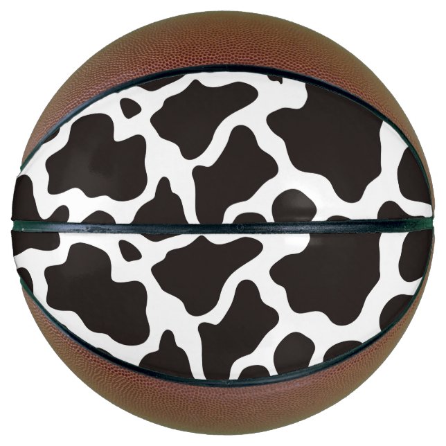 Ballon De Basket Arrière - plan motif de vache (Devant)
