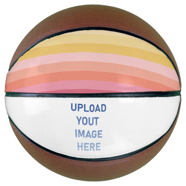 Ballon De Basket Bandes colorées (Devant)