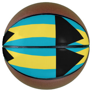 Ballon De Basket Basket-ball complet avec drapeau des Bahamas