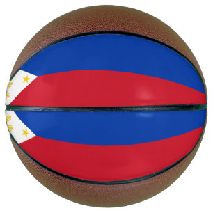 Ballon De Basket Basket-ball complet avec drapeau des Philippines