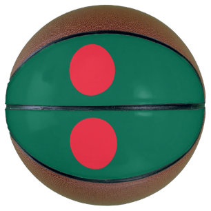Ballon De Basket Basket-ball complet avec drapeau du Bangladesh
