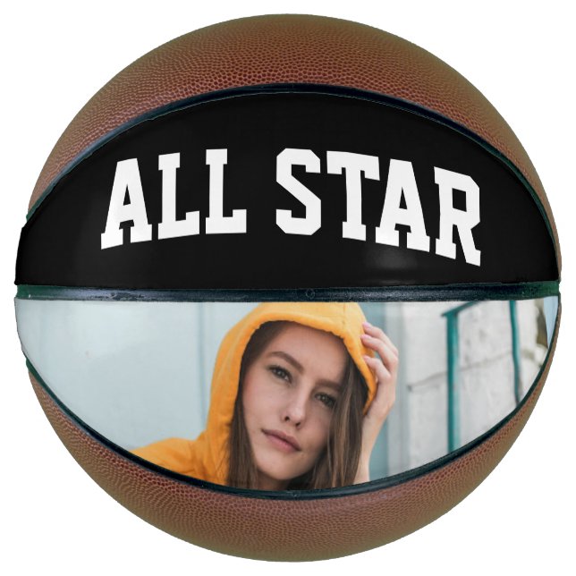 Ballon De Basket Basket-ball CUSTOMISÉ PHOTO (Devant)