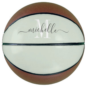 Ballon De Basket Basket-ball de script monogramme pour fille person