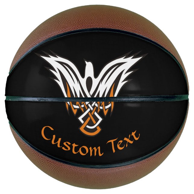 Ballon De Basket Basket-ball des oiseaux celtes (Devant)