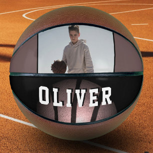 Ballon De Basket Basket-ball en métal moderne Nom Photo Basketball