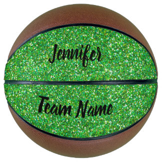 Ballon De Basket Basket-ball Parties scintillant verte