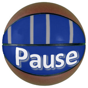 Ballon De Basket Basket-ball Pause Blue