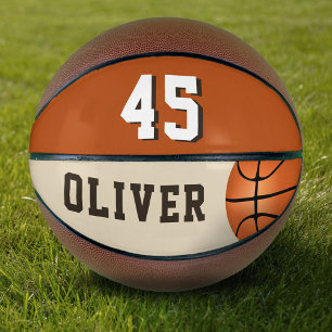 Ballon De Basket Basket-ball personnalisé avec le nom et le numéro 