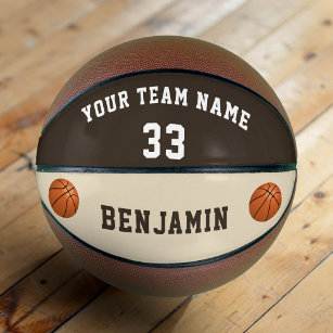 Ballon De Basket Basket-ball personnalisé avec numéro de nom Enfant