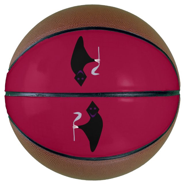 Ballon De Basket Basket-ballons d'Halloween faucheuse (Devant)