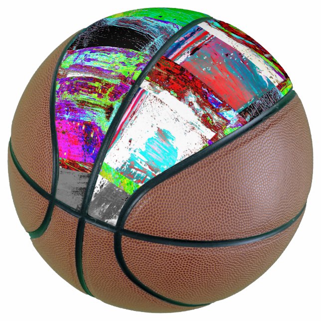 Ballon De Basket Basketball – Abstract Grid (Incliné)