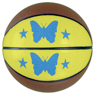 Ballon De Basket Basketball de taille réelle avec le drapeau de Bad