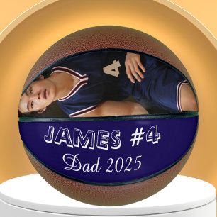 Ballon De Basket Basketball photo personnalisé pour nouveau papa